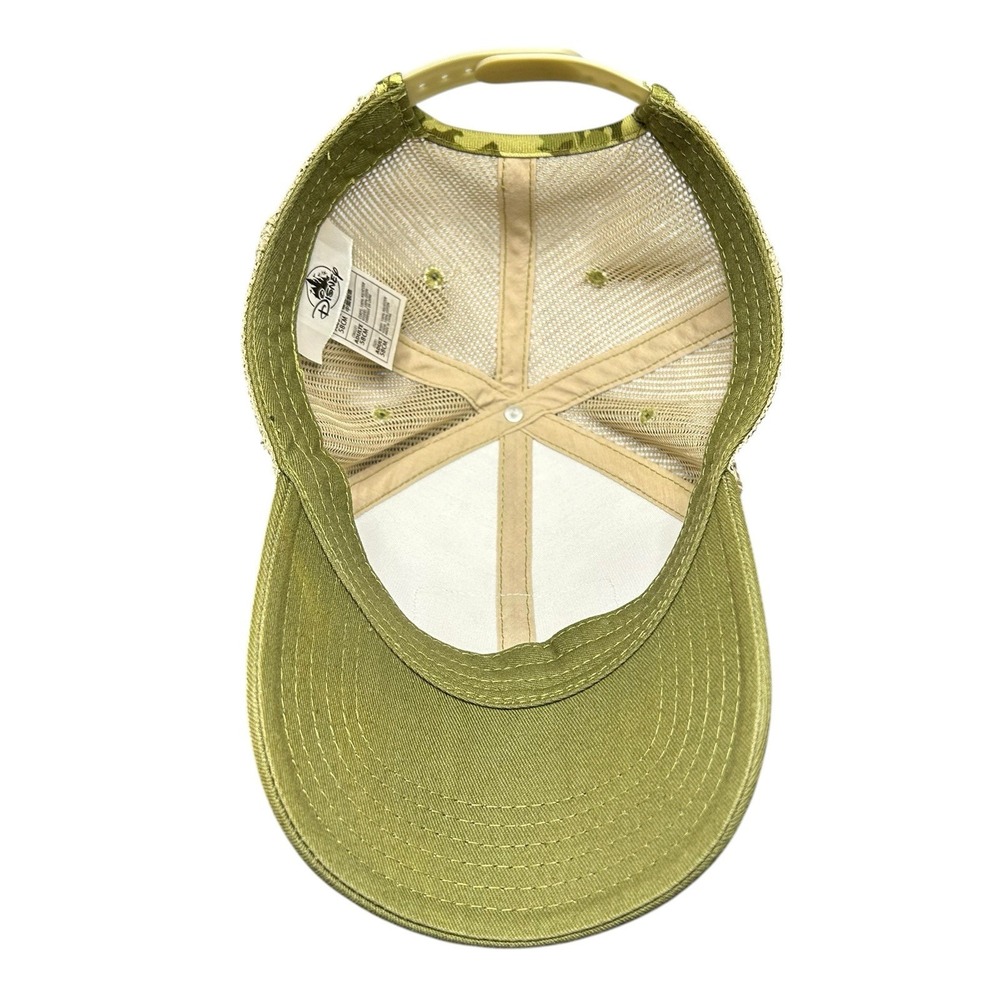 Disney Mickey Mouse Trucker Hat Camo Mesh Snapback Green Tan One Size OSFM - Picture 6 of 8